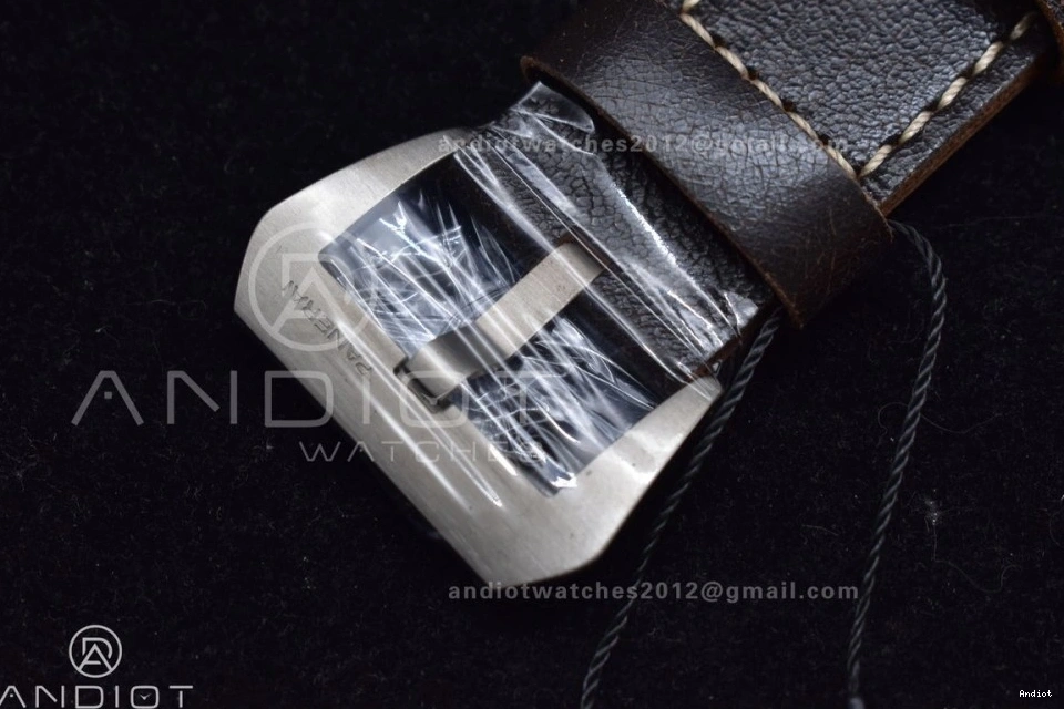 N Calfskin on 1:1 Best PAM382 Strap Super Distressed Brown P.9000 VSF Bronzo V2 Edition Clone 0511